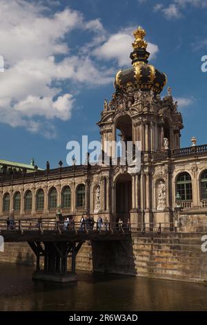 Il palazzo Zwinger, Dresda, Sassonia, Germania Foto Stock