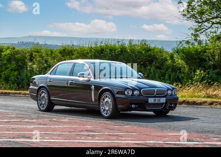 Jaguar XJ Sport Premium A Tdvi 207 SWB Auto Black berlina Diesel 2007 2720 cc Foto Stock