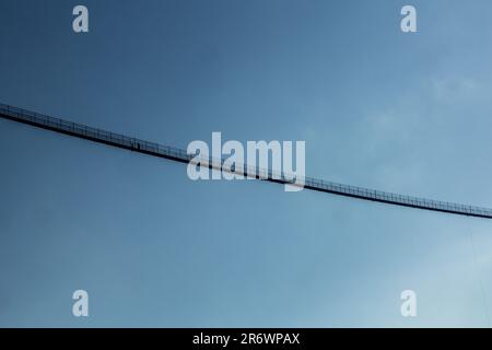 Highline179 ponte pedonale sospeso a Ehrenberg, Austria Foto Stock