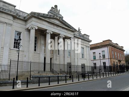 Bishop Street Court a Londonderry Foto Stock