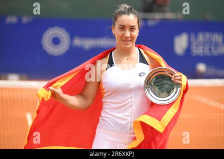 Danka Kovinic (secondo posto, Montenegro). Argentina Open WTA 2022, finale Foto Stock