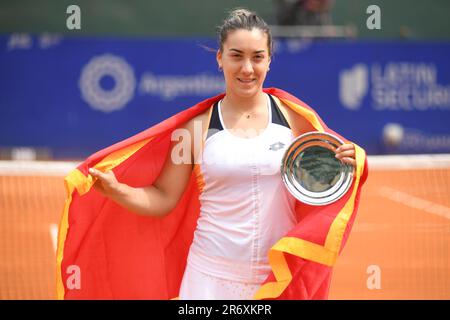 Danka Kovinic (secondo posto, Montenegro). Argentina Open WTA 2022, finale Foto Stock