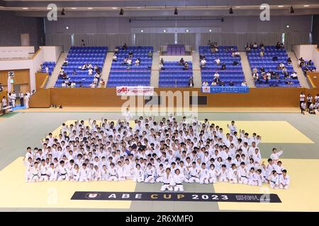 Hyogo Budokan, Hyogo, Giappone. 10th giugno, 2023. General view, JUNE 10, 2023 - Judo : ABE CUP 2023 -JUDO School & friendly Match- a Hyogo Budokan, Hyogo, Giappone. Credit: YUTAKA/AFLO SPORT/Alamy Live News Foto Stock