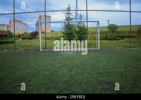 Campo da calcio al coperto Foto Stock