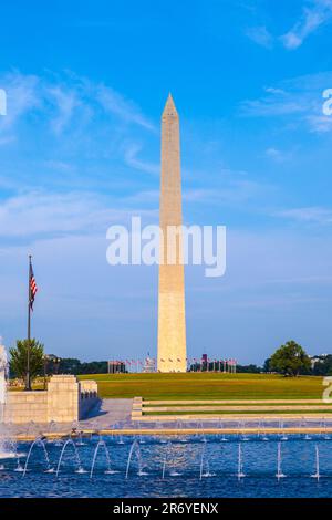 Washington, USA - 14 luglio 2010: Monumento a Washington nel centro di Washington DC, USA Foto Stock