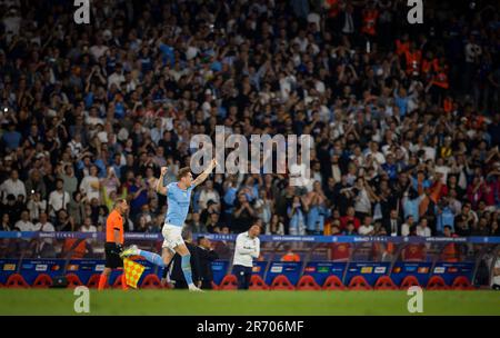 Istanbul, Turchia. 10th giu 2023. Schlussjubel: John Stones (City) Manchester City - Inter Mailand UEFA Champions League finale 10.06.2023 Copyright ( Foto Stock