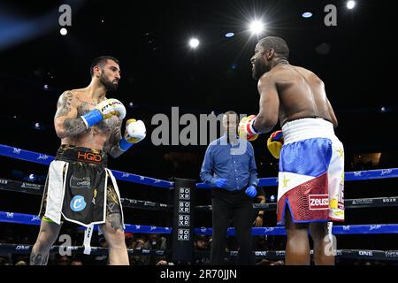 SUNRISE FL - 11 GIUGNO: Floyd Mayweather Vs John Gotti III alla FLA Live Arena il 11 giugno 2023 a Sunrise, Florida. Credito: mpi04/MediaPunch Foto Stock