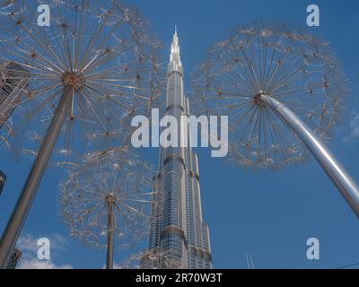 20 marzo 2023, Dubai, Emirati Arabi Uniti: Il Burj Khalifa, conosciuto come il Burj Dubai prima della sua inaugurazione nel 2010, è un grattacielo a Dubai, negli Emirati Arabi Uniti. E' conosciuto per essere l'edificio piu' alto del mondo. Foto Stock