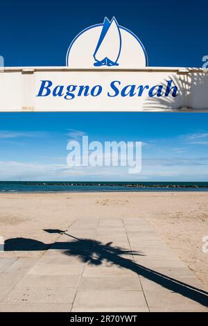 Italia. Emilia Romagna. Porto Garibaldi. Comacchio Foto Stock