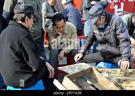 Corea del Sud. Busan. mercato locale Foto Stock