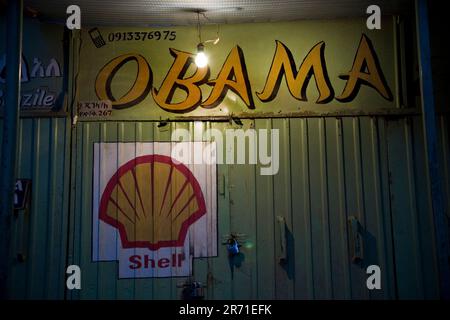 Febbre di Obama, Jinka, Etiopia Foto Stock