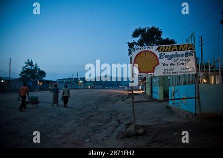 Obama febbre, Jinka, Etiopia Foto Stock