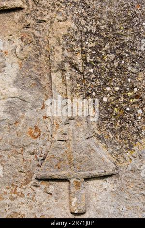 Menhir, sito archeologico, Tiya, Etiopia Foto Stock