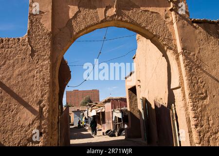 Marocco. Alnif. la vita quotidiana Foto Stock