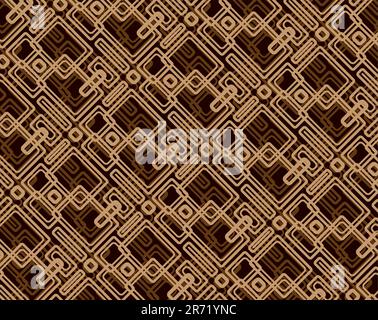 Sfondo senza cuciture retro in formato vettoriale modificabile Illustrazione Vettoriale