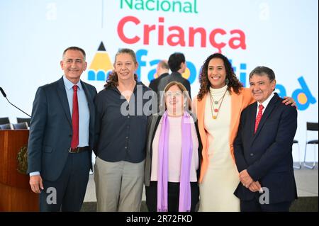 Brasilia, Brasile. 12th giugno, 2023. Questo lunedì (12) il Presidente Lula parteciperà alla cerimonia di lancio dell'impegno nazionale per i bambini alfabetizzati. (Foto: Ton Molina/Fotoarena) Credit: Foto Arena LTDA/Alamy Live News Foto Stock