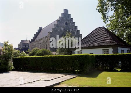 Haakonshallen, Bergen, Norvegia Foto Stock