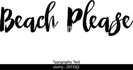 Elegante grassetto tipografia testo lettering citazione Vector Design Illustrazione Vettoriale