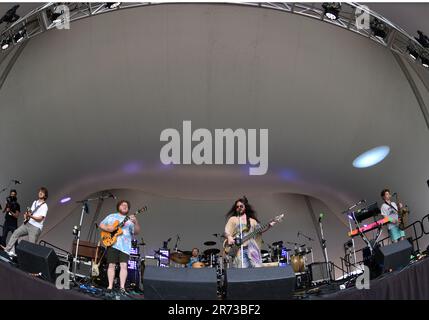 Giugno 9, 2023, Norfolk, Virginia, USA: Kendall Street Company porta le marmellate al Harbor Fest a Town Point Park a Norfolk, Virginia il 9 giugno 2023..Photo..Â©Jeff Moore (Credit Image: © Jeff Moore/ZUMA Press Wire) SOLO PER USO EDITORIALE! Non per USO commerciale! Foto Stock