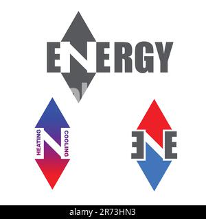 Riscaldamento e raffreddamento Illustrazione Vettoriale