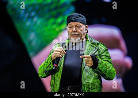 Bologna, Italia. 12th giugno, 2023. Vasco Rossi vive a Bologna. (Foto di Carlo Vergani/Pacific Press) Credit: Pacific Press Media Production Corp./Alamy Live News Foto Stock