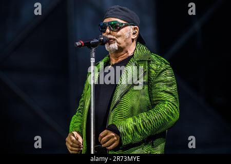 Bologna, Italia. 12th giugno, 2023. Vasco Rossi vive a Bologna. (Foto di Carlo Vergani/Pacific Press) Credit: Pacific Press Media Production Corp./Alamy Live News Foto Stock