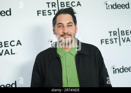 New York, Stati Uniti. 12th giugno, 2023. Carmen Christopher ha camminato il tappeto rosso alla prima edizione del film 'First Time Female Director' al Tribeca Festival, New York, NY, 12 giugno 2023. (Foto di Efren Landaos/Sipa USA) Credit: Sipa USA/Alamy Live News Foto Stock