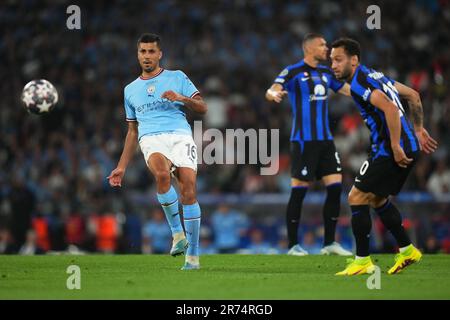 Rodri Hernandez di Manchester City durante la UEFA Champions League, incontro finale tra Manchester City e Inter Milan si è giocato allo Stadio Olimpico Ataturk il 10 giugno 2023 a Istanbul, in Turchia. (Foto di Magma) Foto Stock