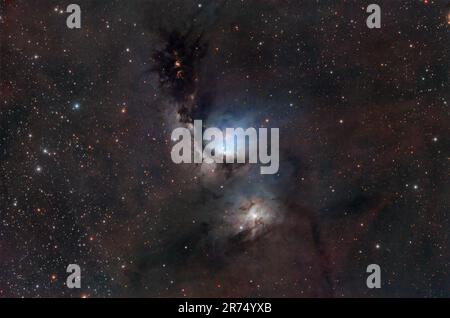 Messier 78 (noto anche come NGC 2068) è una nebulosa a riflessione nella costellazione di Orione Foto Stock