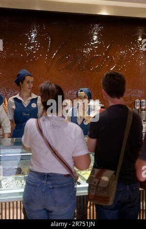 Il gelato italiano Foto Stock