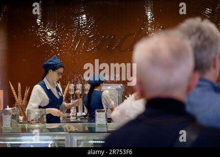 Il gelato italiano Foto Stock