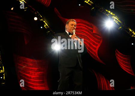 Terry Wogan ospita la BBC Proms nel Park di Hyde Park a Londra Foto Stock