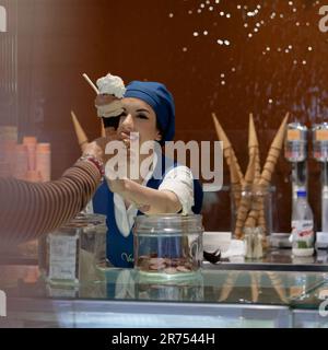 Il gelato italiano Foto Stock