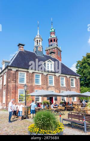 Leer, Alte Waage (vecchia scala), ristorante all'aperto a Ostfriesland, bassa Sassonia, Germania Foto Stock