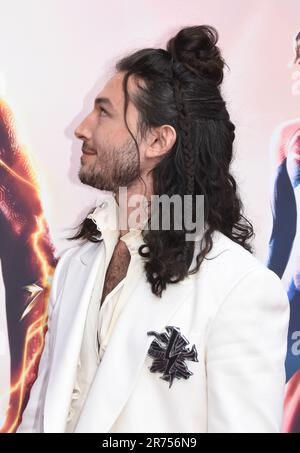 Hollywood, California, USA 12th Giugno 2023 l'attore Ezra Miller partecipa alla prima di Los Angeles della Warner Bros. 'The Flash' a Ovation Hollywood il 12 giugno 2023 a Hollywood, California, USA. Foto di Barry King/Alamy Live News Foto Stock