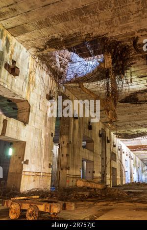 Brema, U-Boot-Bunker Valentin (U-Boot-Bunker Farge, penne sottomarine Valentin), Germania Foto Stock