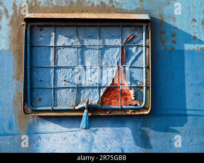 Parco ferroviario, museo ferroviario ad Augusta Foto Stock