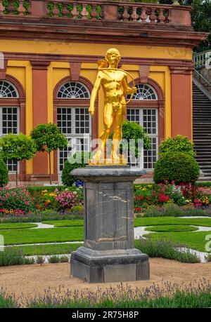 Il Lurenbläser nell'Orangerie inferiore, il Giardino del Castello, Weilburg an der Lahn, la Valle di Lahn, Westerwald, Hesse, Taunus, Germania Foto Stock