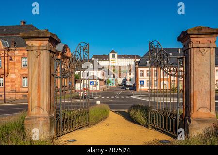 Blieskastel, Città Vecchia, Bliesgau, Saarland, Germania Foto Stock