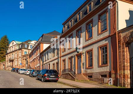 Hofratshäuser am Schlossberg a Blieskastel, Bliesgau, Saarland, Germania Foto Stock