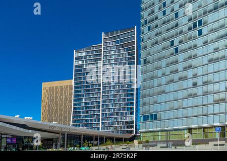 Infinity Shopping Center, Kirchberg, Luxembourg City, Benelux, Benelux, Lussemburgo Foto Stock