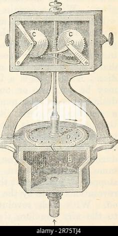 "Gli elementi della fisica fisiologica: Una descrizione dei fatti, dei principi e dei metodi elementari della fisica e delle loro applicazioni in fisiologia" (1884) Foto Stock