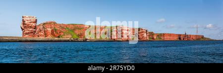 Lange Anna su Helgoland, panorama Foto Stock