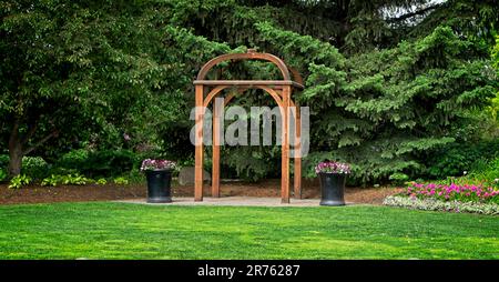 Dorothy Harvie Gardens Calgary Zoo Alberta Foto Stock