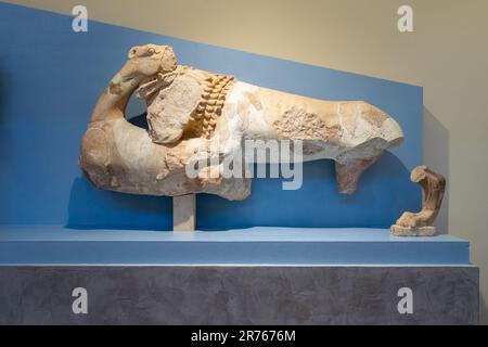 Delphi, Grecia, 11 agosto 2022. Museo Delfi in Grecia. Famosa civiltà greca antica. Foto Stock