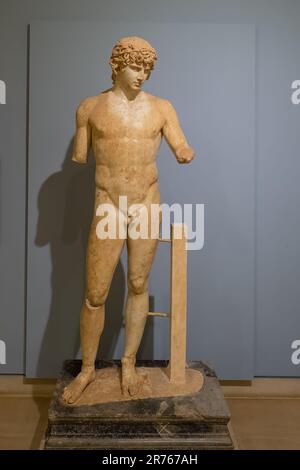 Delphi, Grecia, 11 agosto 2022. Il museo archeologico di Delfi in Grecia. Antica civiltà greca. Foto Stock