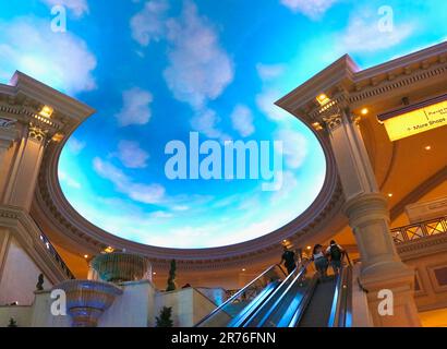 Fontane all'interno del Forum Shops del centro commerciale Caesars Palace Las Vegas Strip Paradise Las Vegas Nevada USA Foto Stock