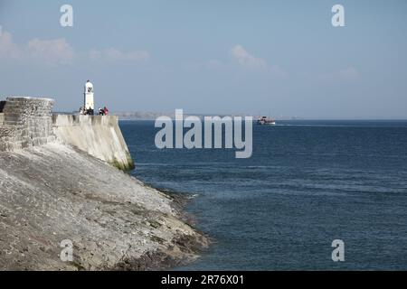 Porthcawl, Galles del Sud. REGNO UNITO. 13 giugno 2023 . PS Waverley arriva questo pomeriggio. La nave del 1946 è stata recentemente restaurata ed è l'unica vaporiera funzionante al mondo. Credit: Andrew Bartlett/Alamy Live News Foto Stock