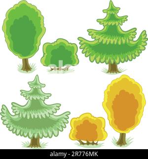 Alberi Illustrazione Vettoriale
