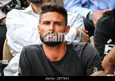 Olivier GIROUD durante il Rolex Monte-Carlo, ATP Masters 1000 tennis evento il 16 aprile 2023 al Monte-Carlo Country Club di Roquebrune Cap Martin, Francia Foto Stock